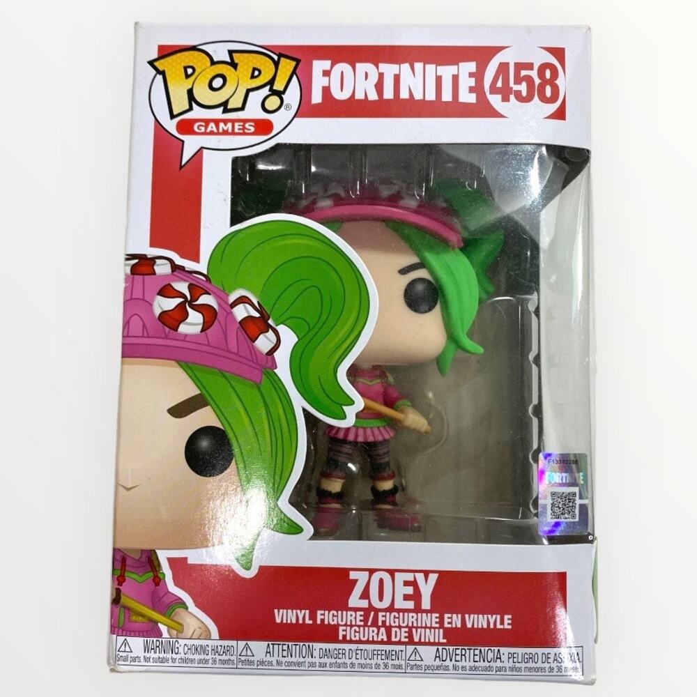 Funko Pop! Games - Fortnite - Zoey Collectible Vinyl Figure #458 New & Complete